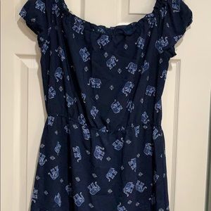 Wrap dress w/hidden shorts